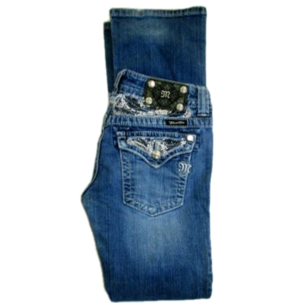 MISS ME 27 Bling Bootcut  Denim Jeans JP5124B7